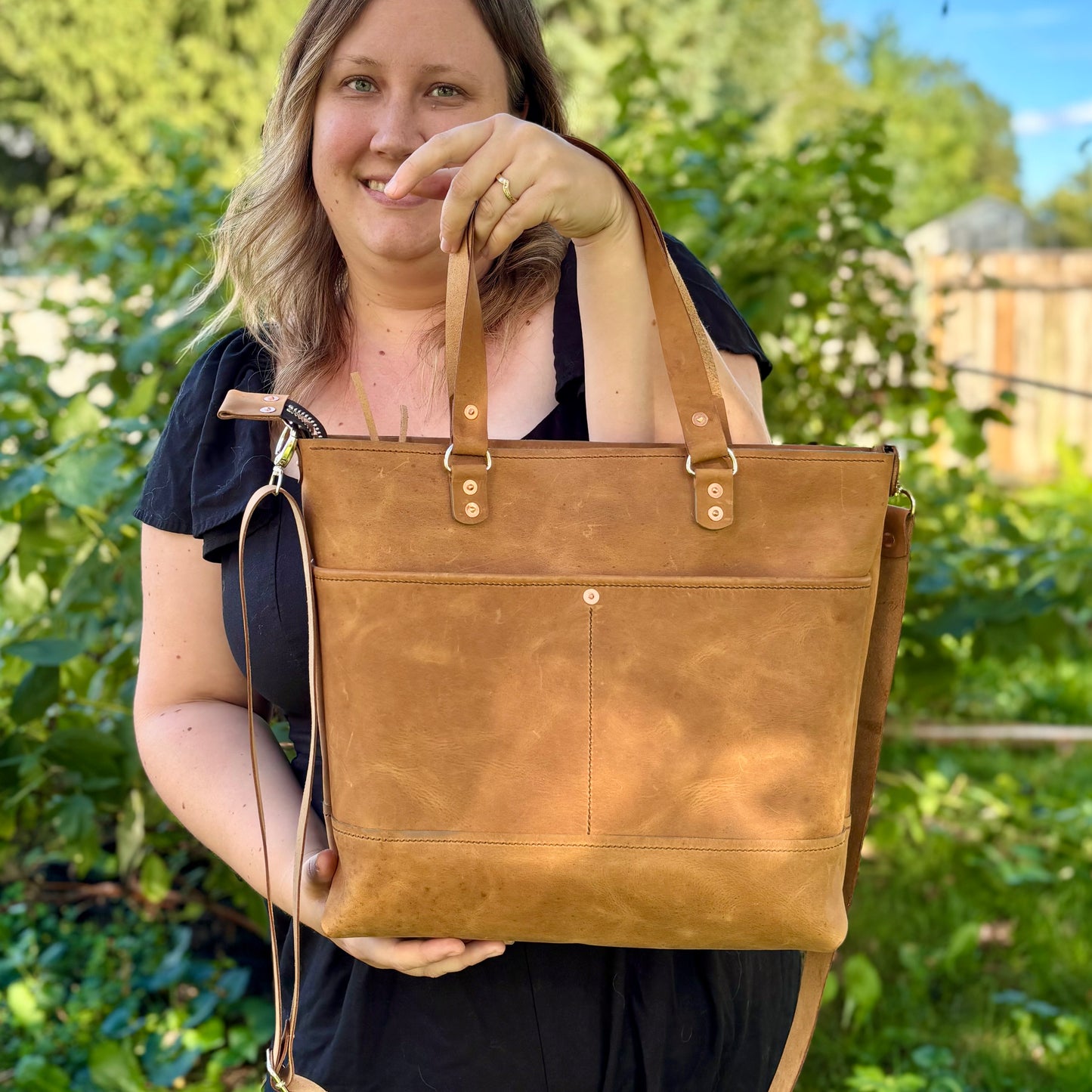 The Anne Tote - Cognac