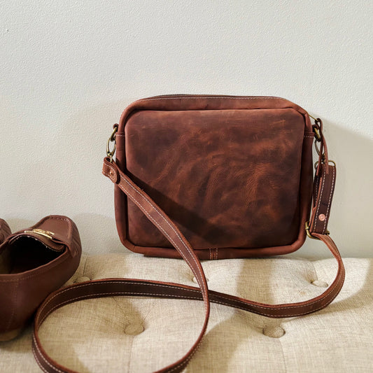 The Kate Crossbody - Hazelnut
