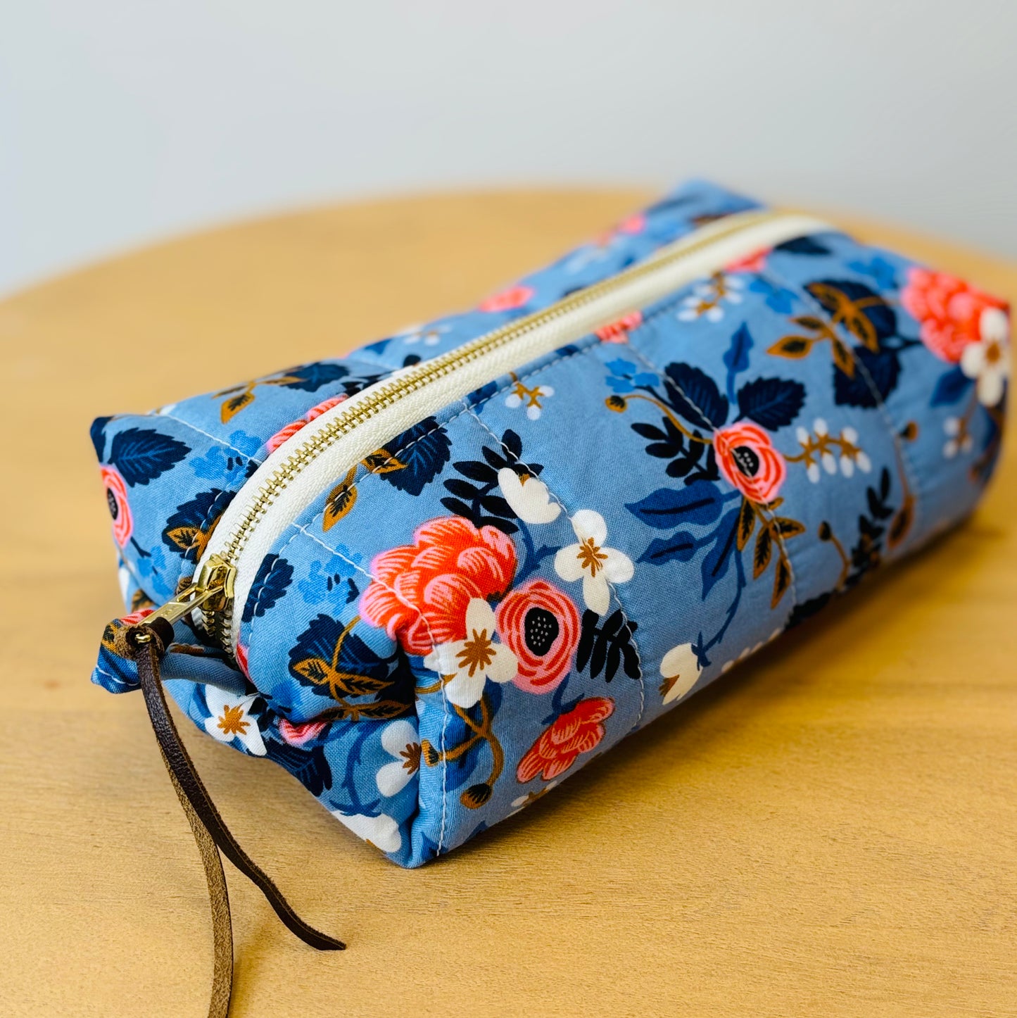 "Bluebell" Quilted Toiletry Bag